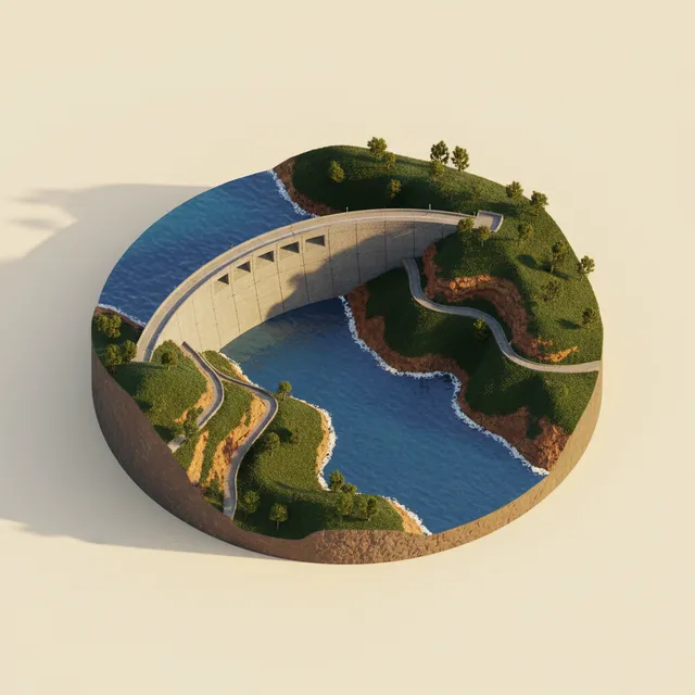 Idukki Arch Dam & reservoir