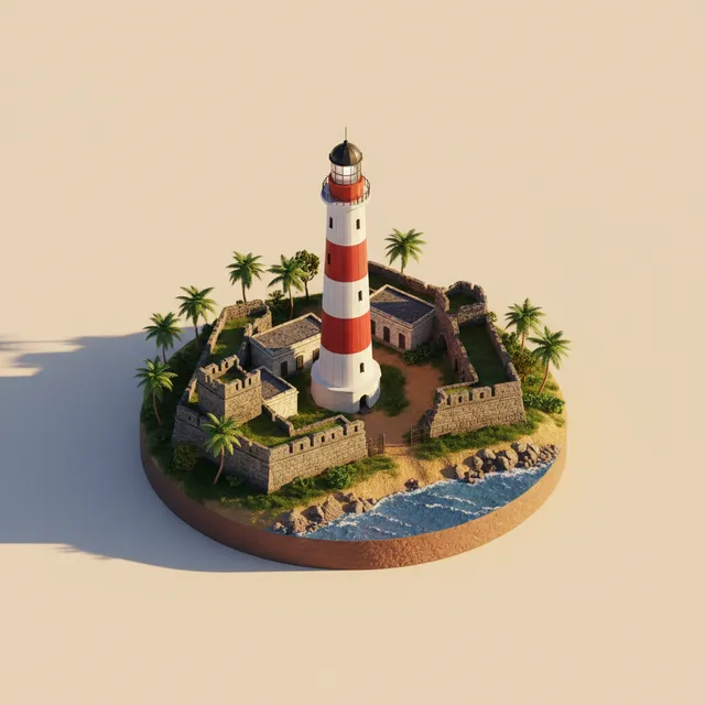 Thangassery Lighthouse & fort