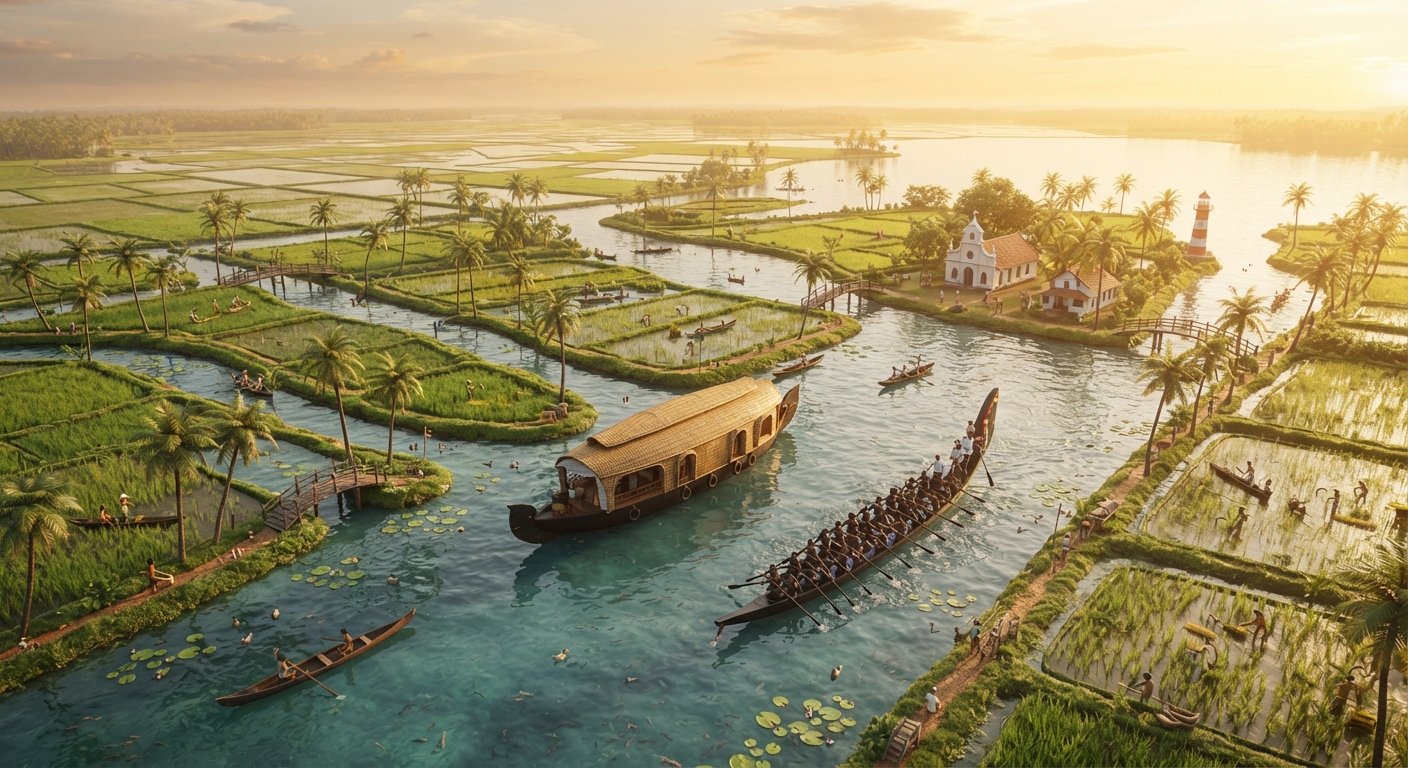 Diorama of Alappuzha