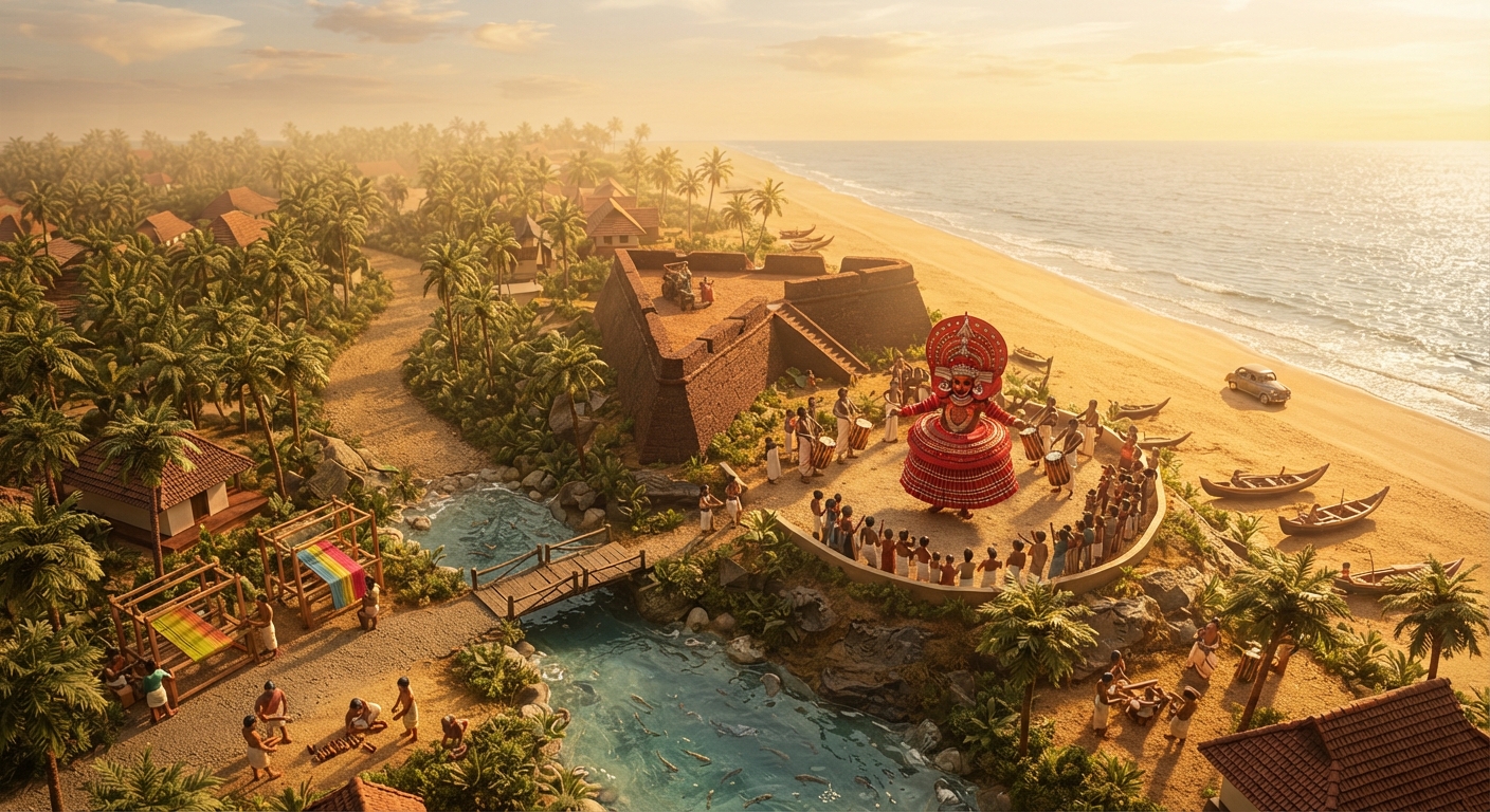 Diorama of Kannur