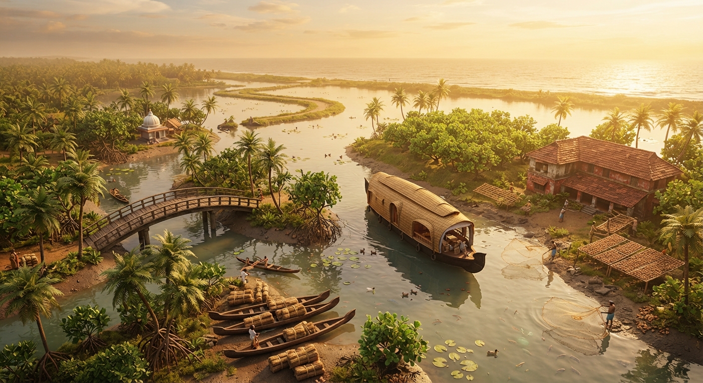 Diorama of Kollam