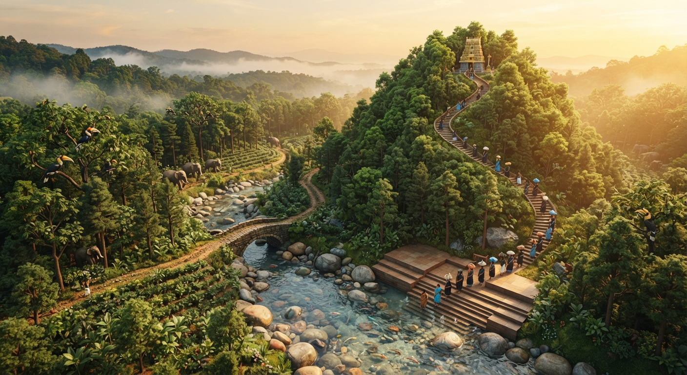 Diorama of Pathanamthitta