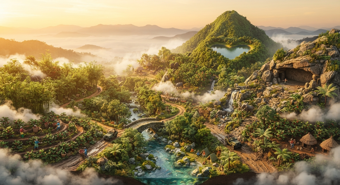 Diorama of Wayanad